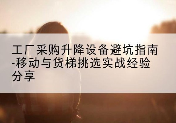 陇县移动式升降机怎么选-工厂采购升降设备避坑指南-移动与货梯挑选实战经验分享